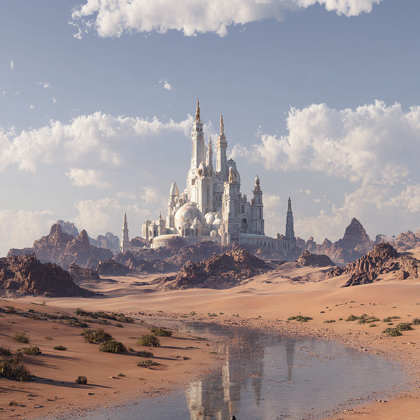 Scene through portal